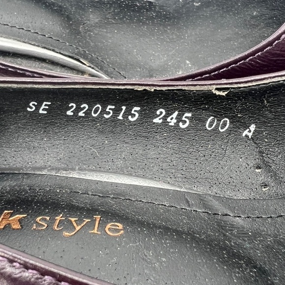 MOOK Style Plum Leopard Print Band Pointed Toe Pumps Size 7 Women’s - Picture 4 of 10